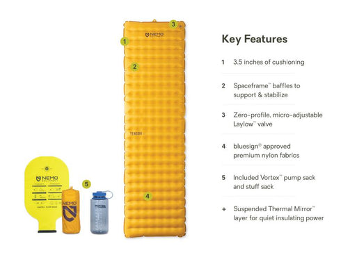 Nemo Tensor™ Trail ultralight Insulated sleeping pad